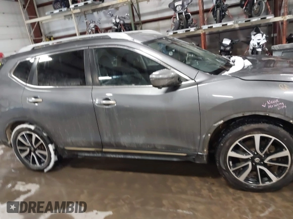 2019 Nissan Rogue SL with VIN 5N1AT2MT1KC775867, listed as a IAAI auction lot 41154065 with 127,465 mi miles and . Bid and sale history available at DreamBid. Image 13.