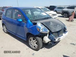 2008 Honda Fit Sport with VIN JHMGD37648S032690, listed as a IAAI auction lot 41812124 with 247,539 mi miles. Bid and sale history available at carsss.com. Image 1.