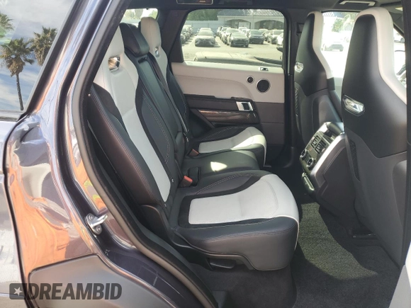 2022 Land Rover Range Rover Sport SVR with VIN SALWZ2RE0NA238645, listed as a Copart auction lot 77895924 with 8,137 mi miles and Salvage Title. Bid and sale history available at DreamBid. Image 10.