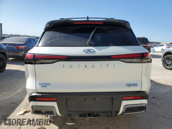 2023 Infiniti QX60 Autograph with VIN 5N1DL1HU0PC376479, listed as a Copart auction lot 48735845 with 31,773 mi miles and Salvage title. Bid and sale history available at DreamBid. Image 6.