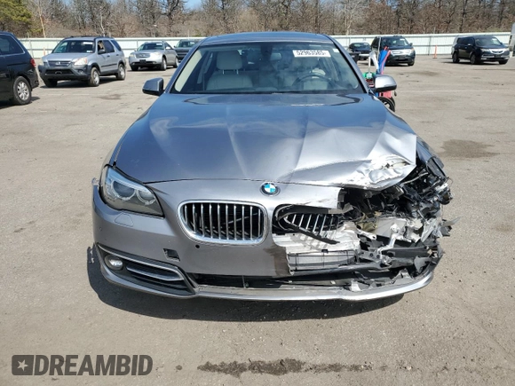 2015 BMW 5 Series 535i with VIN WBA5B1C58FD917697, listed as a Copart auction lot 52963585 with 66,058 mi miles and Salvage Title. Bid and sale history available at carsss.com. Image 5.