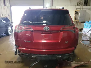 2018 Toyota RAV4 LE with VIN 2T3BFREV8JW740134, listed as a Copart auction lot 51108185 with 87,076 mi miles and Salvage Title. Bid and sale history available at carsss.com. Image 6.
