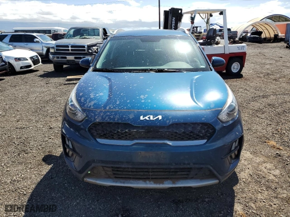 2022 Kia Niro LXS SE with VIN KNDCB3LC6N5500771, listed as a Copart auction lot 43725775 with 30,487 mi miles and Salvage Title. Bid and sale history available at carsss.com. Image 5.