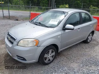 2008 Chevrolet Aveo LS with VIN KL1TD56688B127791, listed as a IAAI auction lot 42058288 with 217,431 mi miles. Bid and sale history available at carsss.com. Image 2.