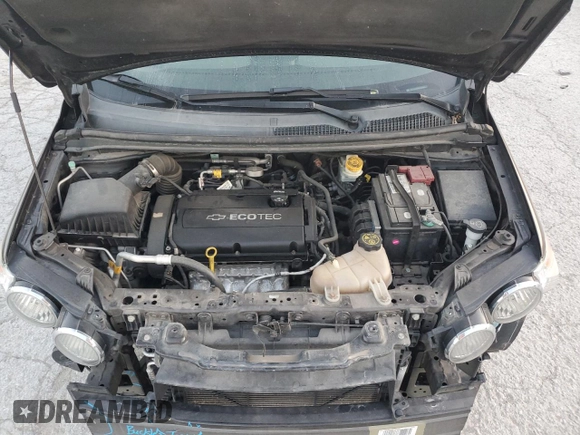 2016 Chevrolet Sonic LT with VIN 1G1JC6SH3G4104723, listed as a Copart auction lot 69206884 with 89,307 mi miles and Salvage Title. Bid and sale history available at carsss.com. Image 12.