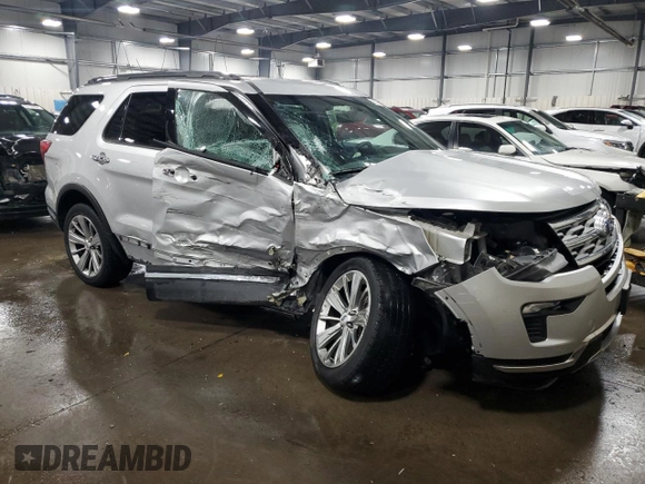2018 Ford Explorer Limited с VIN 1FM5K8F88JGA85573, выставлен на аукционе Copart как лот 86690844 с пробегом 64 644 миль миль и Списание • Salvage title. История ставок и продаж доступна на DreamBid. Изображение 4.