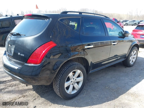 2007 Nissan Murano SL with VIN JN8AZ08W17W642449, listed as a IAAI auction lot 42013087 with 127,347 mi miles. Bid and sale history available at carsss.com. Image 4.
