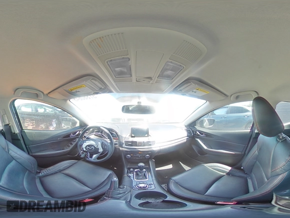 2014 Mazda 3 S Touring with VIN JM1BM1V39E1145478, listed as a Copart auction lot 57860645 with 55,322 mi miles and Salvage title. Bid and sale history available at DreamBid. Image 14.