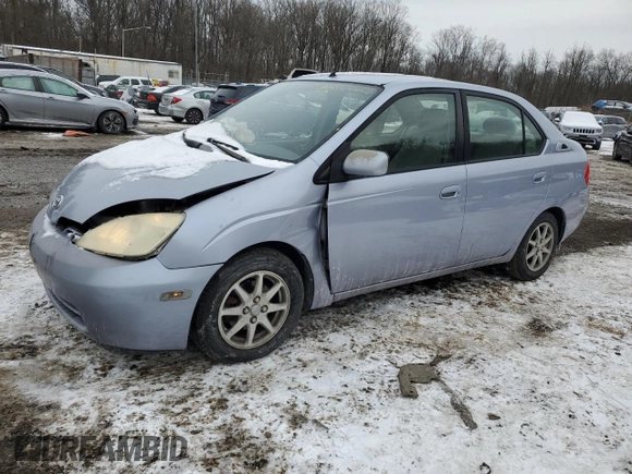 2002 Toyota Prius with VIN JT2BK18U520068919, listed as a Copart auction lot 88666605 with 164,640 mi miles and Salvage Title. Bid and sale history available at carsss.com. Image 1.