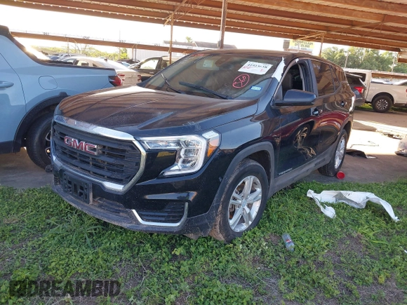 2023 GMC Terrain SLE with VIN 3GKALMEG7PL216454, listed as a IAAI auction lot 41923658 with Not provided miles and . Bid and sale history available at DreamBid. Image 2.