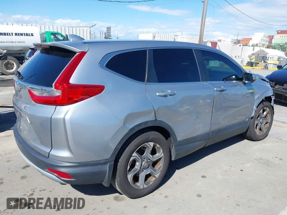 2018 Honda CR-V EX-L with VIN 2HKRW1H86JH503753, listed as a IAAI auction lot 41949486 with 89,767 mi miles. Bid and sale history available at carsss.com. Image 4.