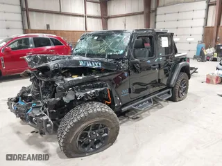 2024 Jeep Wrangler 4xe Willys with VIN 1C4RJXN66RW162106, listed as a IAAI auction lot 41749436 with 15,625 mi miles. Bid and sale history available at carsss.com. Image 17.