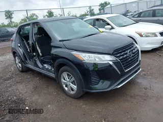 2021 Nissan Kicks S with VIN 3N1CP5BV3ML545782, listed as a IAAI auction lot 42301588 with 57,499 mi miles and . Bid and sale history available at DreamBid. Image 1.