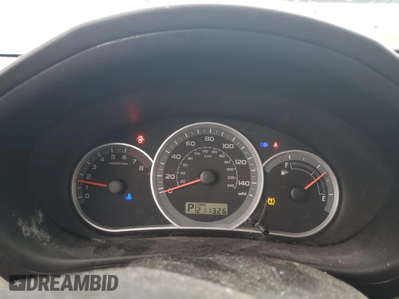 2011 Subaru Impreza Premium with VIN JF1GE6B66BH512845, listed as a Copart auction lot 57253125 with 211,356 mi miles and Salvage title. Bid and sale history available at DreamBid. Image 9.