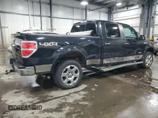 2012 Ford F-150 XL with VIN 1FTFW1ET8CFA13985, listed as a Copart auction lot 52502015 with 294,118 mi miles and Salvage Title. Bid and sale history available at DreamBid. Image 3.
