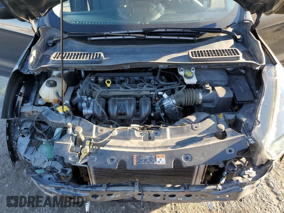 2018 Ford Escape S with VIN 1FMCU0F71JUB44345, listed as a Copart auction lot 47023335 with 40,849 mi miles and Salvage title. Bid and sale history available at DreamBid. Image 12.