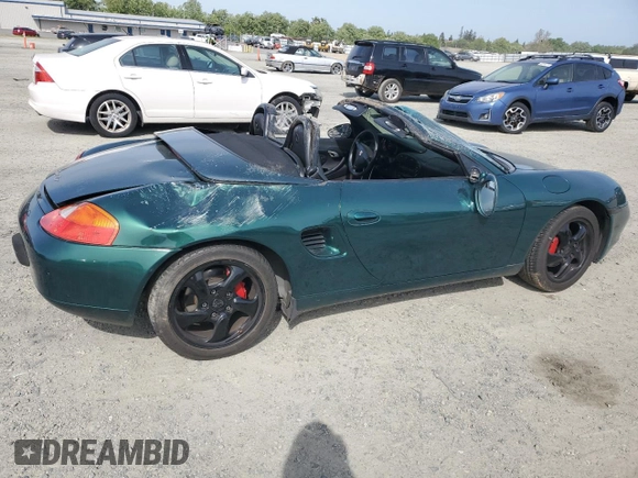2001 Porsche Boxster z VIN WP0CA29861U621171, wystawiony jako Copart lot #53575995 z przebiegiem Nie podano mil oraz Czysty tytuł • Clean title. Historia ofert i sprzedaży dostępna na DreamBid. Obrazek 3.