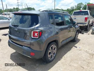 2017 Jeep Renegade Limited with VIN ZACCJADB6HPE71846, listed as a IAAI auction lot 42351461 with 135,373 mi miles and . Bid and sale history available at DreamBid. Image 4.