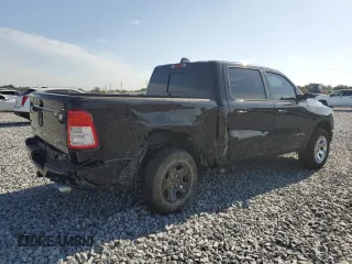 2019 Ram 1500 Big Horn with VIN 1C6SRFFT3KN650053, listed as a Copart auction lot 63852325 with 62,247 mi miles and Salvage title. Bid and sale history available at DreamBid. Image 3.