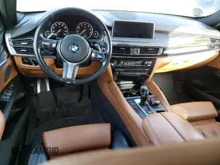 2015 BMW X6 xDrive35i with VIN 5UXKU2C52F0N77488, listed as a Copart auction lot 80152333 with 149,747 mi miles. Bid and sale history available at carsss.com. Image 8.