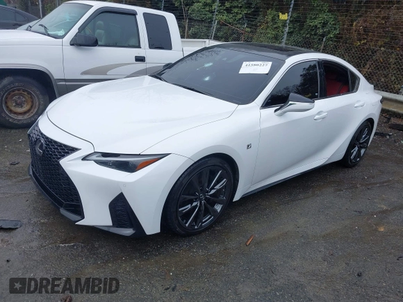 2022 Lexus IS 350 F Sport z VIN JTHGZ1B29N5054575, wystawiony jako IAAI lot #41580227 z przebiegiem 48 922 mil mil oraz . Historia ofert i sprzedaży dostępna na DreamBid. Obrazek 18.