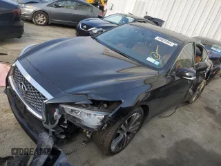 2022 Infiniti Q50 Sensory with VIN JN1EV7CRXNM342648, listed as a Copart auction lot 65655364 with 30,120 mi miles and Salvage title. Bid and sale history available at DreamBid. Image 1.