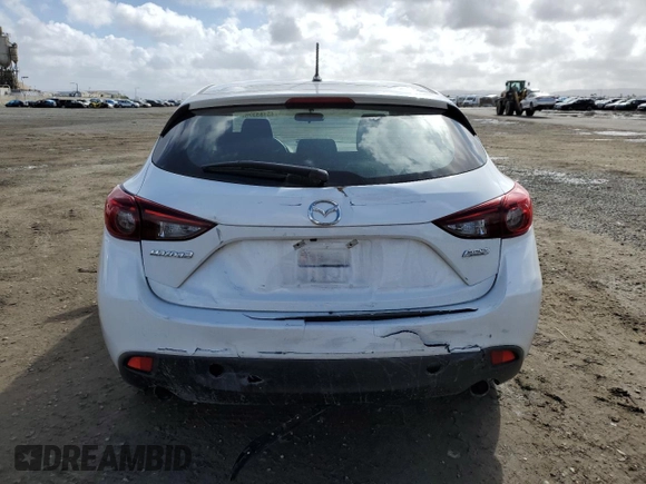 2016 Mazda 3 i Sport with VIN JM1BM1J79G1287549, listed as a Copart auction lot 45183375 with 43,123 mi miles and Salvage Title. Bid and sale history available at DreamBid. Image 6.