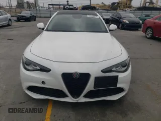 2018 Alfa Romeo Giulia z VIN ZARFAEBN0J7563478, wystawiony jako Copart lot #55683915 z przebiegiem 110 134 mil mil oraz Szkody całkowita. Historia ofert i sprzedaży dostępna na DreamBid. Obrazek 5.