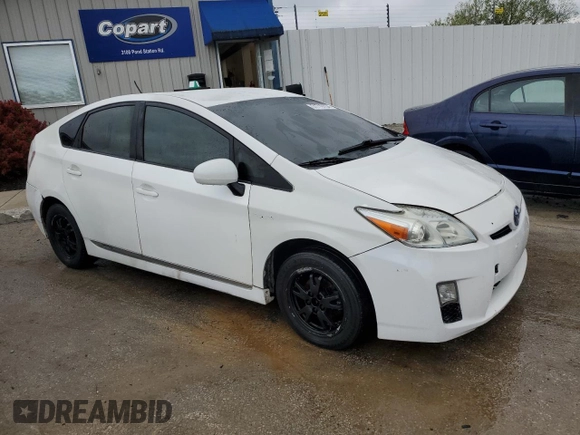 2010 Toyota Prius II with VIN JTDKN3DU6A0242642, listed as a Copart auction lot 48406435 with Not Provided miles and Non Repairable. Bid and sale history available at DreamBid. Image 4.