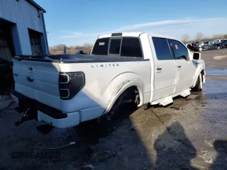 2011 Ford F-150 Lariat with VIN 1FTFW1E64BFA22059, listed as a Copart auction lot 88934345 with 0 mi miles and Salvage Title. Bid and sale history available at carsss.com. Image 3.