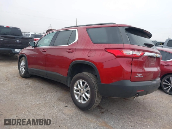 2020 Chevrolet Traverse LT with VIN 1GNERHKW0LJ264997, listed as a IAAI auction lot 41867518 with 36,717 mi miles and . Bid and sale history available at DreamBid. Image 3.