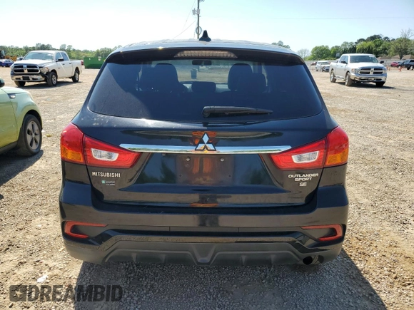 2018 Mitsubishi Outlander SE with VIN JA4AP3AW4JU000544, listed as a Copart auction lot 53623385 with 155,075 mi miles and Salvage title. Bid and sale history available at DreamBid. Image 6.