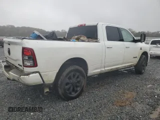 2022 Ram 2500 Big Horn with VIN 3C6UR5DL7NG262827, listed as a Copart auction lot 78808224 with 0 mi miles and Salvage Title. Bid and sale history available at carsss.com. Image 3.