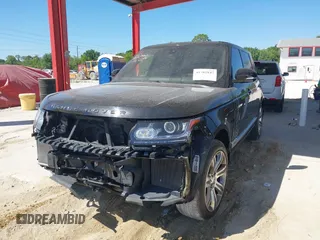 2016 Land Rover Range Rover with VIN SALGW3EF9GA277982, listed as a IAAI auction lot 41782847 with 81,277 mi miles and . Bid and sale history available at DreamBid. Image 2.
