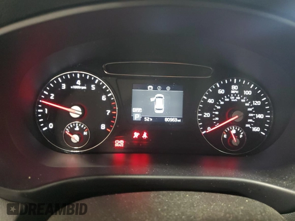 2019 Kia Sorento LX with VIN 5XYPGDA35KG461864, listed as a Copart auction lot 49346355 with 80,963 mi miles and Salvage Title. Bid and sale history available at DreamBid. Image 9.