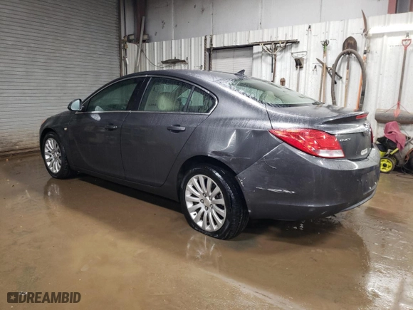 2011 Buick Regal CXL RL5 with VIN W04GT5GC9B1000671, listed as a Copart auction lot 86480974 with 32,184 mi miles and Salvage Title. Bid and sale history available at carsss.com. Image 2.