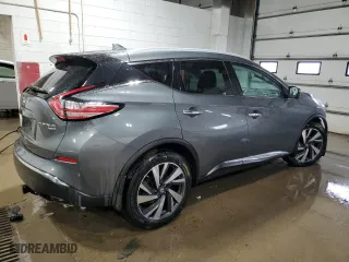 2018 Nissan Murano Platinum with VIN 5N1AZ2MH3JN167359, listed as a Copart auction lot 43870005 with 107,111 mi miles and Salvage Title. Bid and sale history available at carsss.com. Image 3.