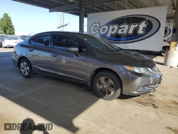 2014 Honda Civic LX z VIN 19XFB2F5XEE206296, wystawiony jako Copart lot #55539145 z przebiegiem 137 556 mil mil oraz Szkoda całkowita • Salvage title. Historia ofert i sprzedaży dostępna na DreamBid. Obrazek 4.