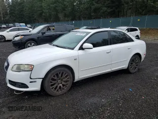 2008 Audi A4 2.0T with VIN WAUAF78E28A140405, listed as a Copart auction lot 51190195 with 169,585 mi miles and Clean Title. Bid and sale history available at carsss.com. Image 1.