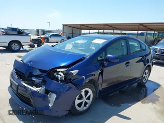 2012 Toyota Prius One with VIN JTDKN3DU2C1559380, listed as a IAAI auction lot 42041076 with 222,740 mi miles. Bid and sale history available at carsss.com. Image 2.