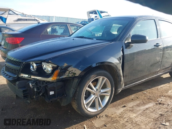 2012 Dodge Avenger SXT with VIN 1C3CDZCB2CN228306, listed as a IAAI auction lot 41833238 with 140,065 mi miles and . Bid and sale history available at DreamBid. Image 6.