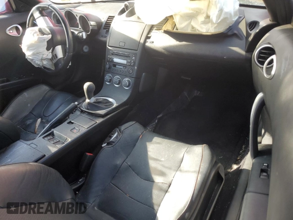 2005 Nissan 350Z Touring with VIN JN1AZ34D85M605296, listed as a Copart auction lot 85193104 with Not Provided miles and Salvage Title. Bid and sale history available at carsss.com. Image 8.