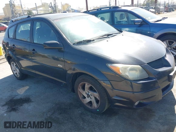 2003 Pontiac Vibe with VIN 5Y2SL62843Z411102, listed as a IAAI auction lot 42217570 with 261,427 mi miles. Bid and sale history available at carsss.com. Image 1.