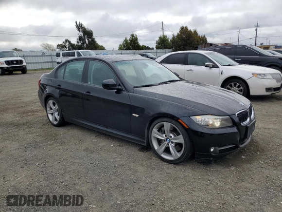 2011 BMW 3 Series 335i with VIN WBAPM5C59BF181975, listed as a Copart auction lot 51857465 with 87,341 mi miles and Salvage Title. Bid and sale history available at carsss.com. Image 4.