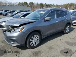 2016 Nissan Rogue S with VIN KNMAT2MV9GP609649, listed as a Copart auction lot 47899345 with 86,407 mi miles and Salvage Title. Bid and sale history available at carsss.com. Image 1.