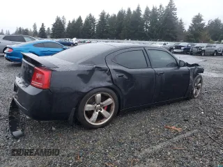 2006 Dodge Charger SRT-8 with VIN 2B3LA73W76H512508, listed as a Copart auction lot 86312114 with 177,592 mi miles and Salvage Title. Bid and sale history available at DreamBid. Image 3.