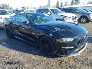 2019 Ford Mustang GT with VIN 1FA6P8CF0K5107372, listed as a IAAI auction lot 41408581 with 32,639 mi miles. Bid and sale history available at carsss.com. Image 1.