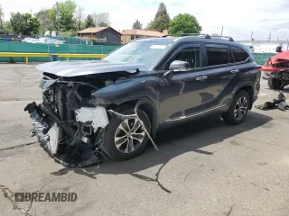 2023 Toyota Highlander L with VIN 5TDKDRBH5PS005383, listed as a Copart auction lot 59811145 with 18,507 mi miles and Salvage title. Bid and sale history available at DreamBid. Image 1.