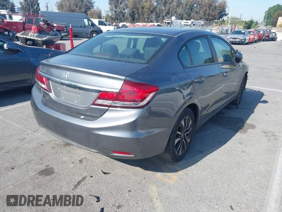 2013 Honda Civic EX with VIN 19XFB2F82DE281132, listed as a IAAI auction lot 41990142 with 96,275 mi miles and . Bid and sale history available at DreamBid. Image 4.