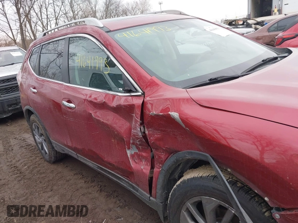 2016 Nissan Rogue SV with VIN 5N1AT2MV0GC783337, listed as a IAAI auction lot 41641993 with 136,084 mi miles and . Bid and sale history available at DreamBid. Image 6.